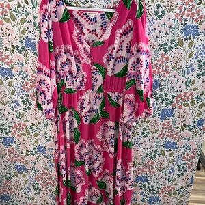 Mary Square Melissa Dress - Petal Tango Pink